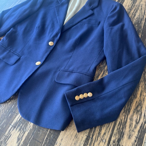 💫 J.Crew Navy Structured Blazer – Size 6 (Based on Measurements) - Picture 4 of 17